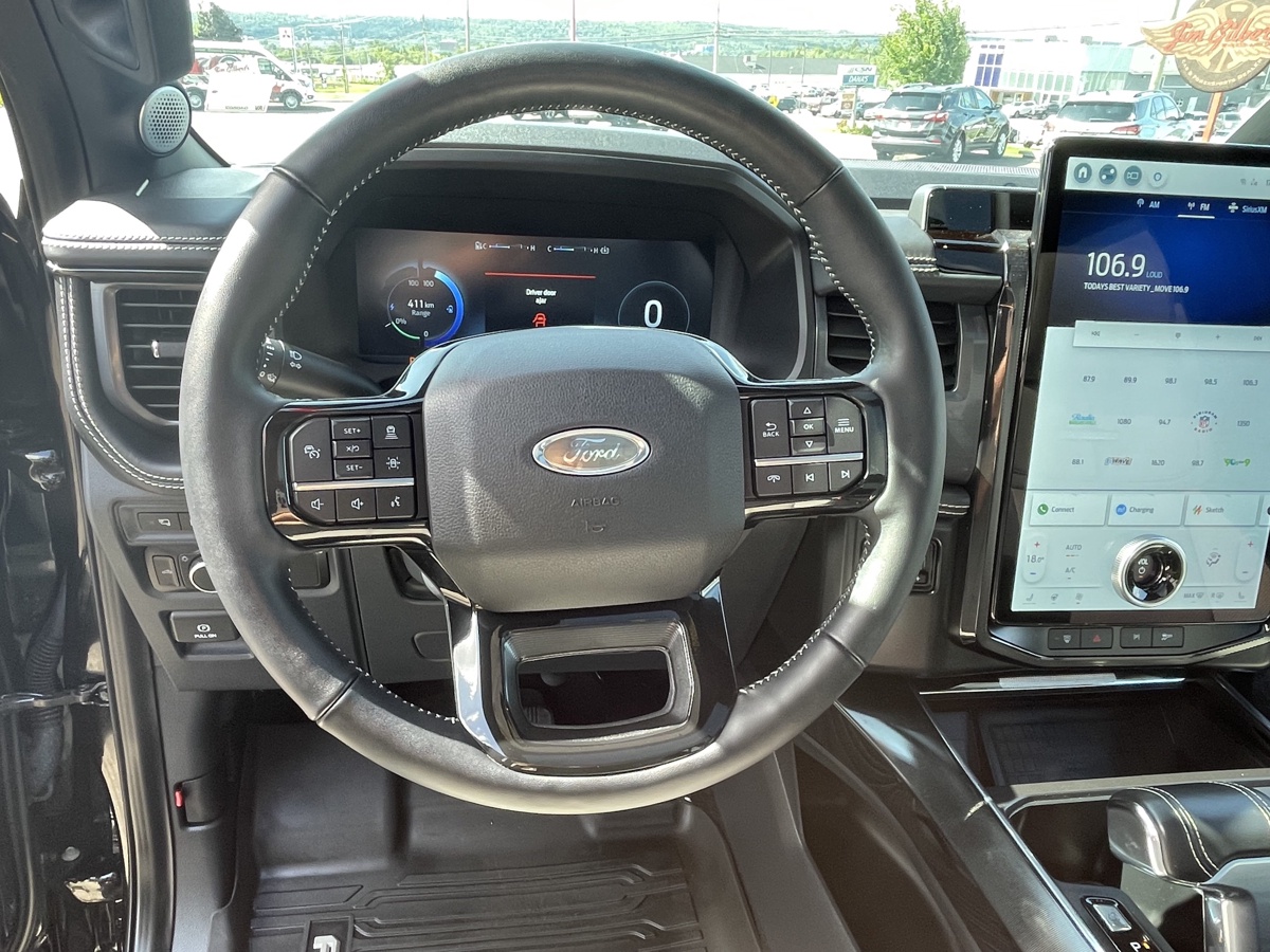 View Inside 2022 Ford F-150 Lightning