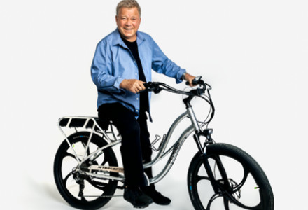 William Shatner Pedego bike