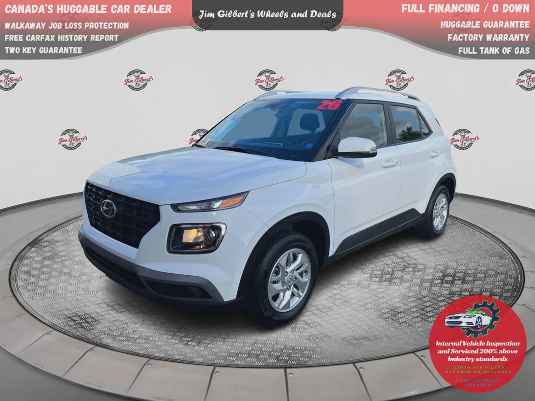 White 2026 Hyundai Venue SUV / Crossover Automatic