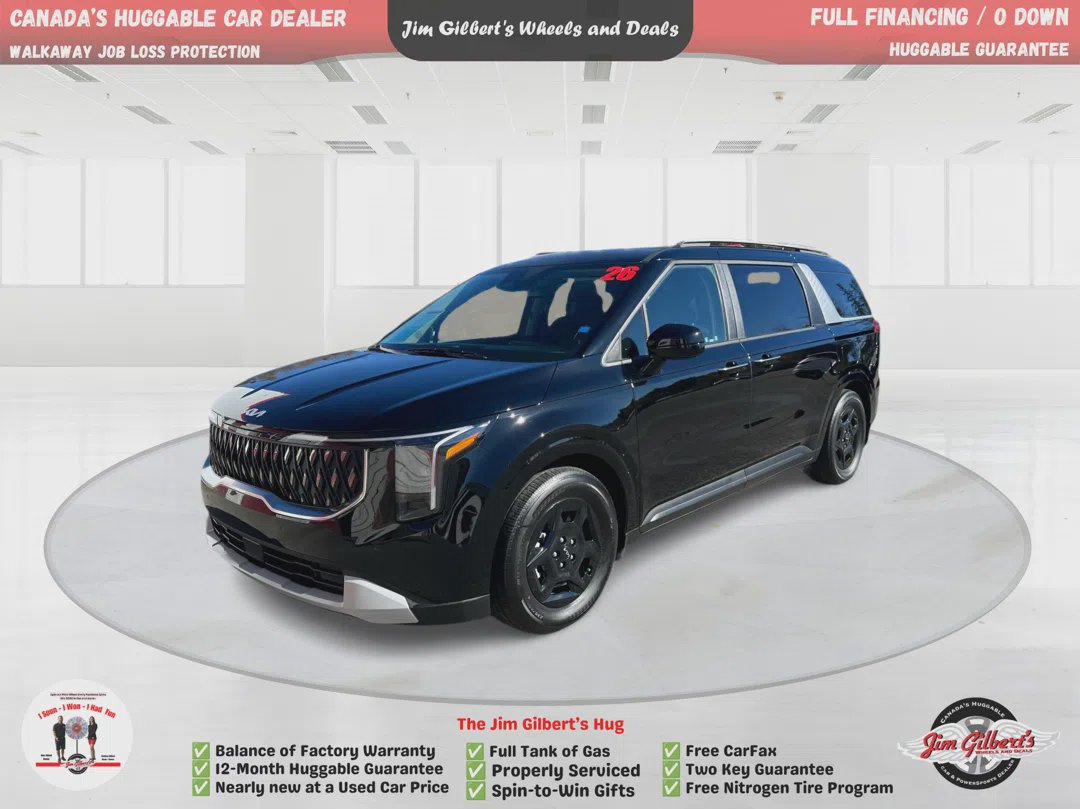 Black 2026 Kia Carnival Minivan Automatic