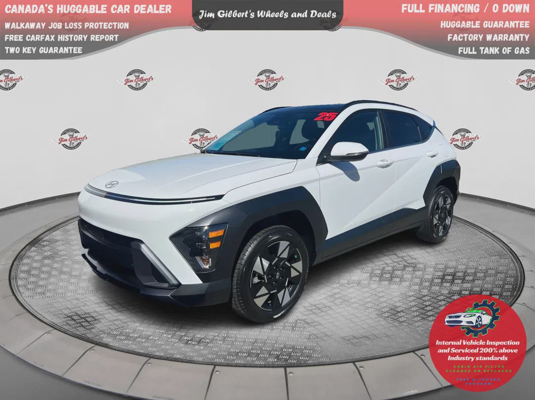 White 2025 Hyundai Kona SUV / Crossover  Automatic