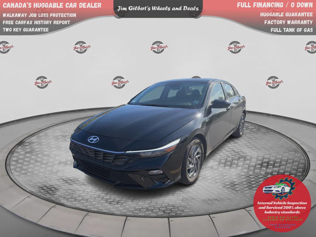 Black 2026 Hyundai Elantra Sedan Automatic