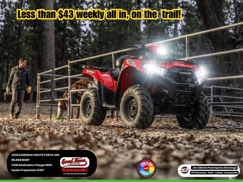 2026 Kawasaki Brute Force 450