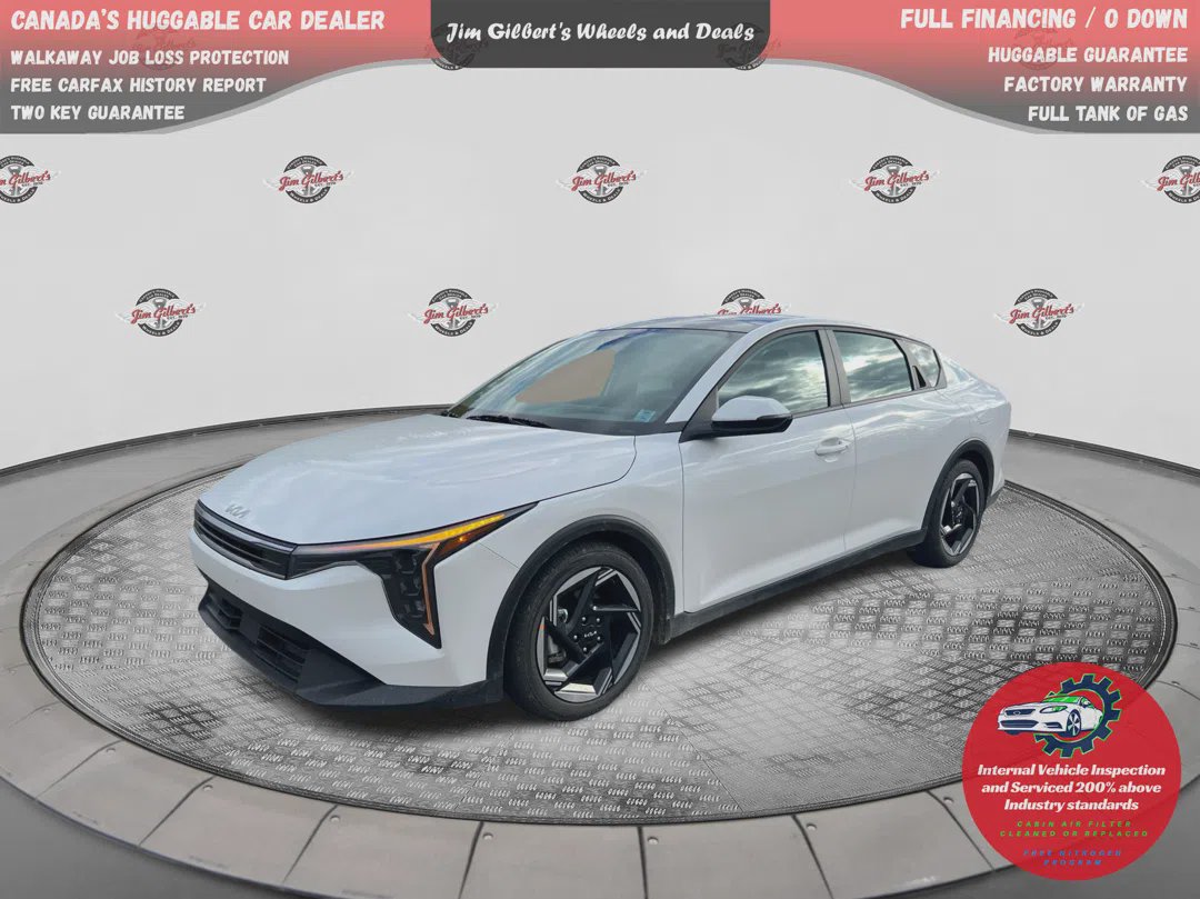 White 2026 Kia K4 Sedan Front-Wheel Drive Automatic