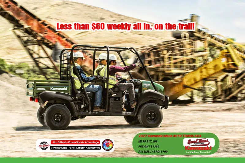 2027 Kawasaki Mule 4010