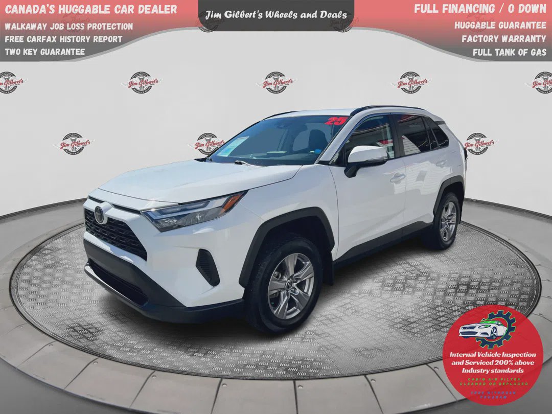 White 2025 Toyota RAV4 SUV / Crossover All-Wheel Drive Automatic