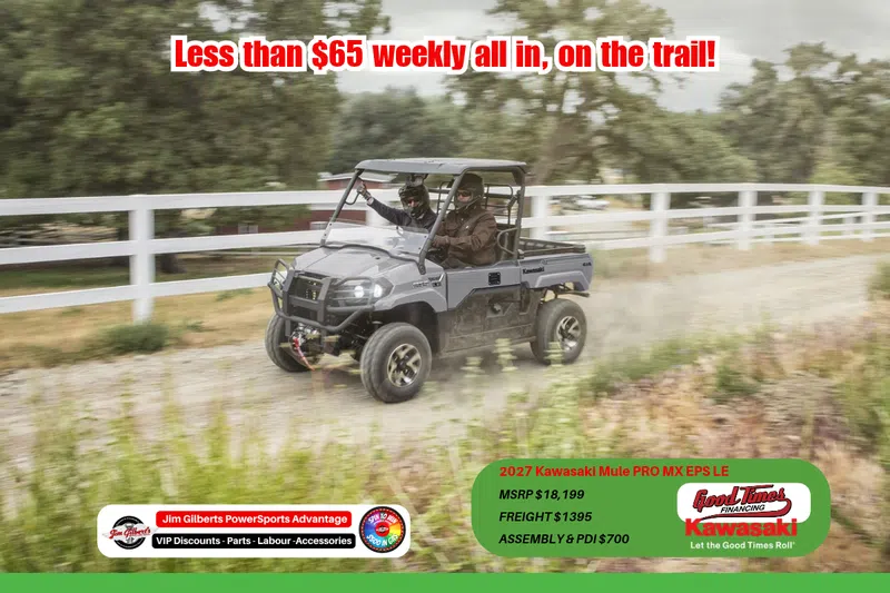 2027 Kawasaki Mule PRO